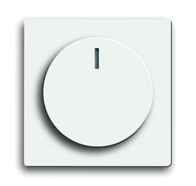 Electronic Controls for Dimmer Turn button with Neon lamp studio white - Platform 63