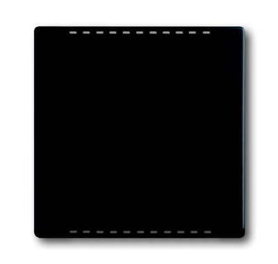 6541-885 Cover plate, black matt, Control elements for dimmers