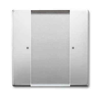 Wall sensor 1-gang for ZigBee Light Link applications 1 channel Wireless stainless steel - Pure Stainless Steel