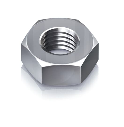 HEX NUT M6 S/STEEL