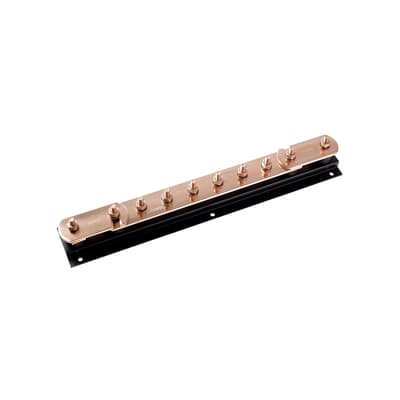 E BAR 50X6 TIN CU 6 WAY M10 ST ST