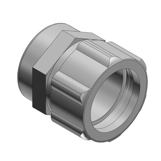 1/2IN LT ADAPTER 1IN THREAD STL