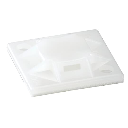 CABLE TIE MTG BASE BLK .75IN RUBBER