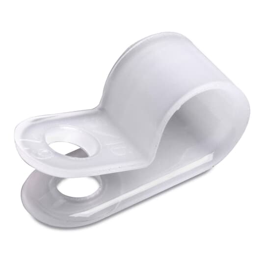 CBL CLAMP WHITE PLAIN EDGE .31 DIA