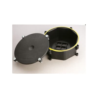 MANIFOLD BOX 34MM BLK/YW NYLON