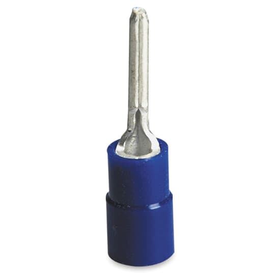 INS VINYL PIN TERMINAL 16-14 BLUE