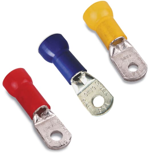 INS NYL RING TERM 2 BOLT 3/8 IN RED