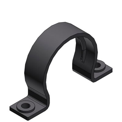CONDUIT CLAMP 2SCREW PA6 NW56 GRY