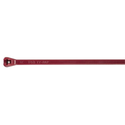 CABLE TIE 18LB 4IN MAROON ECTFE