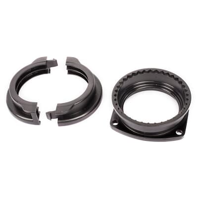 STR FL SWL PA66 FITTING 80MM-BL