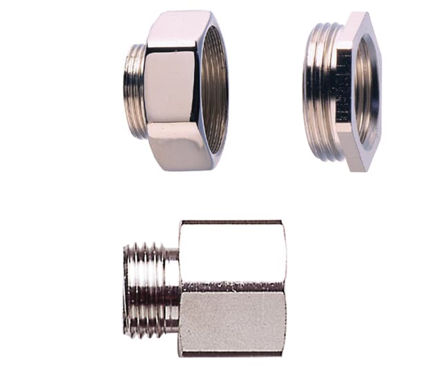 BRASS THREAD CONVERTER PG29 TO M32
