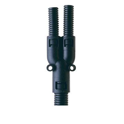 Y-PIECE PA66 28/21/21MM-BL