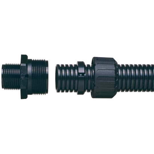 STR PA66/POM FITTING PG16 21MM-BL
