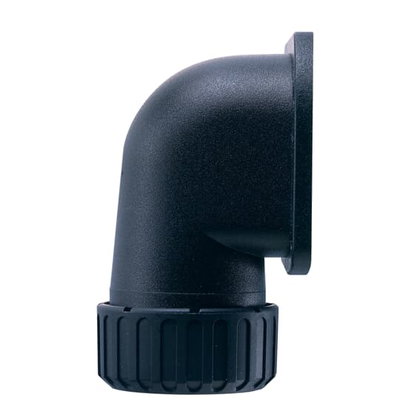 90D FL PA66 FITTING 54MM-BL