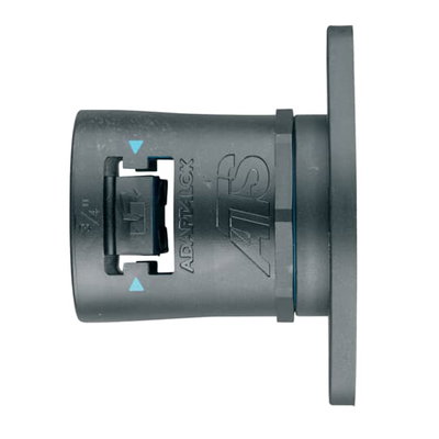 STR FL SWL PA66 FITTING 28MM-BLB
