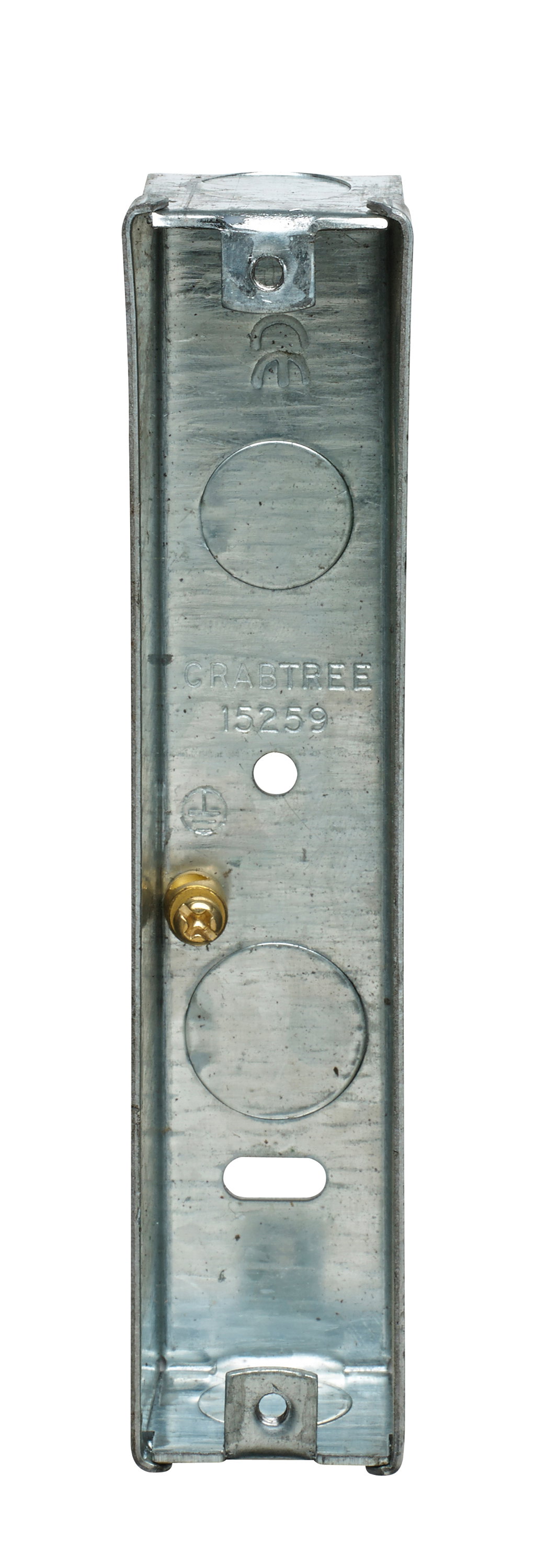 2 Gang Architrave Flush Steel Installation Box 28mm Depth