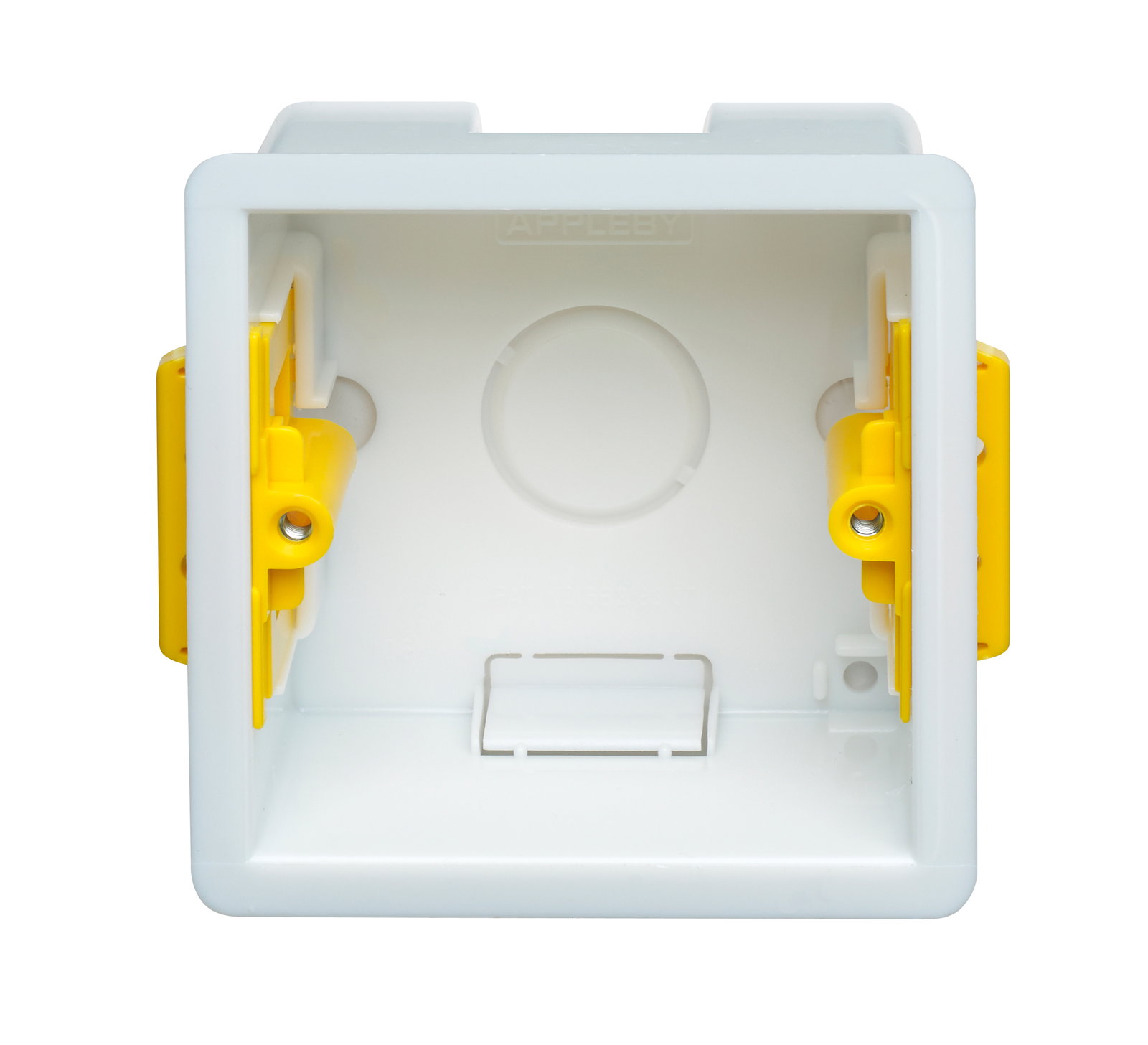 1 Gang Dry Lining Installation Box with Adjustable Lugs 47mm