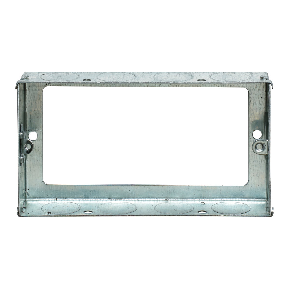 2 Gang Flush Steel Extension Box 25mm Depth