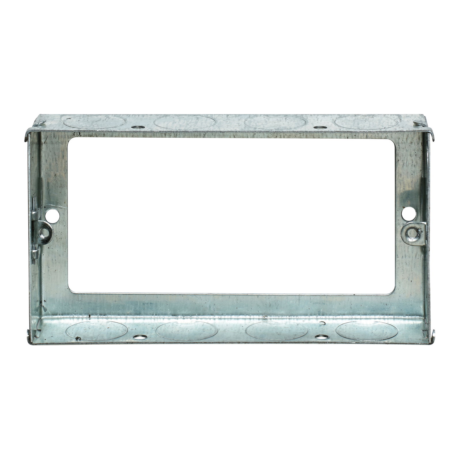 2 Gang Flush Steel Extension Box 25mm Depth