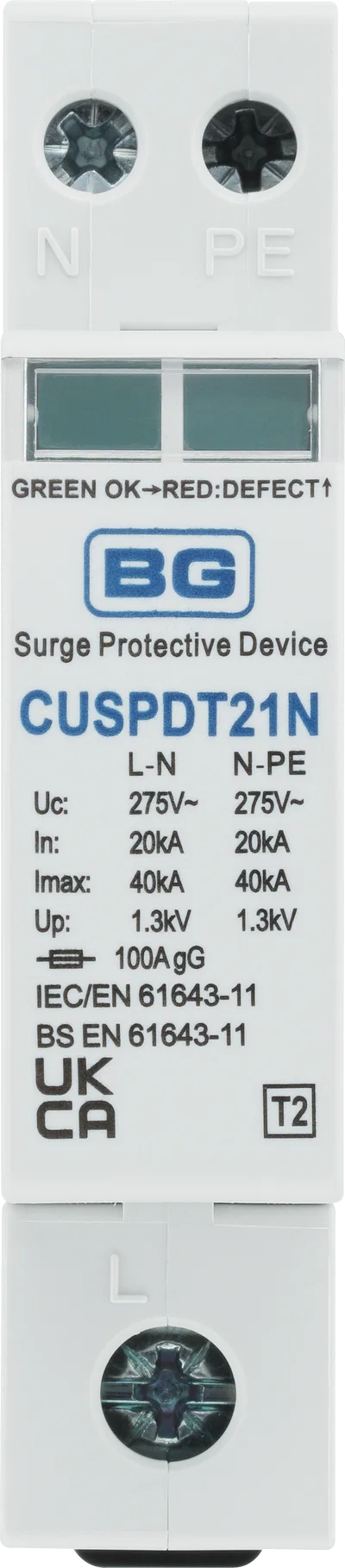 TYPE 2 SINGLE PHASE SURGE PROTECTION DEVICE TNS PME & TT SYSTEMS