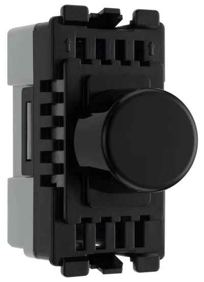 GRID INTELLIGENT DUAL MODE DIMMER MODULE 2 WAY - EVOLVE BLACK