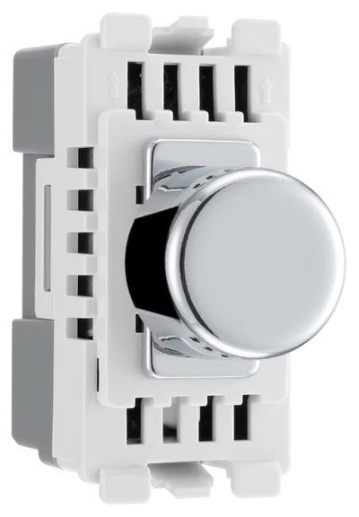 GRID INTELLIGENT DUAL MODE DIMMER MODULE 2 WAY - POLISHED CHROME