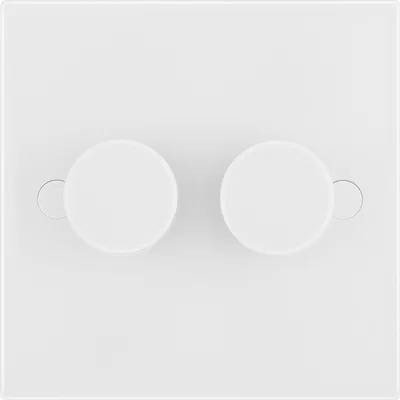 WH SQ 2G 2W PUSH DIM 200W TRAILING EDGE