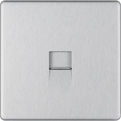 METAL CLAD SINGLE RJ11 TELEPHONE SOCKET