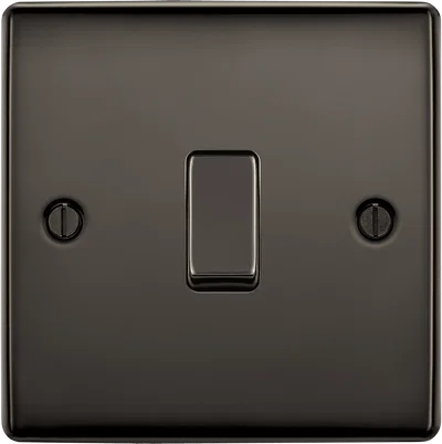 NEXUS METAL BLACK NICKEL INTERMEDIATE SWITCH, 20A 16AX 2 WAY