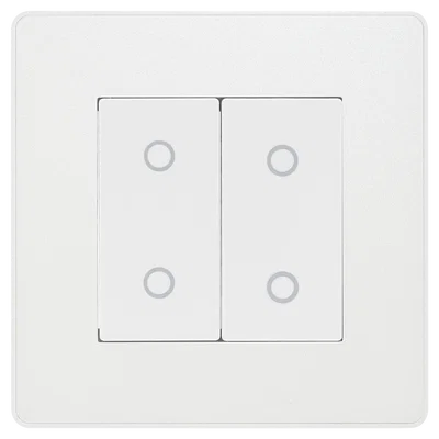 EVOLVE PEARLESCENT WHITE (WHITE) 200W DOUBLE TOUCH DIMMER SWITCH, 2-WAY SECONDARY