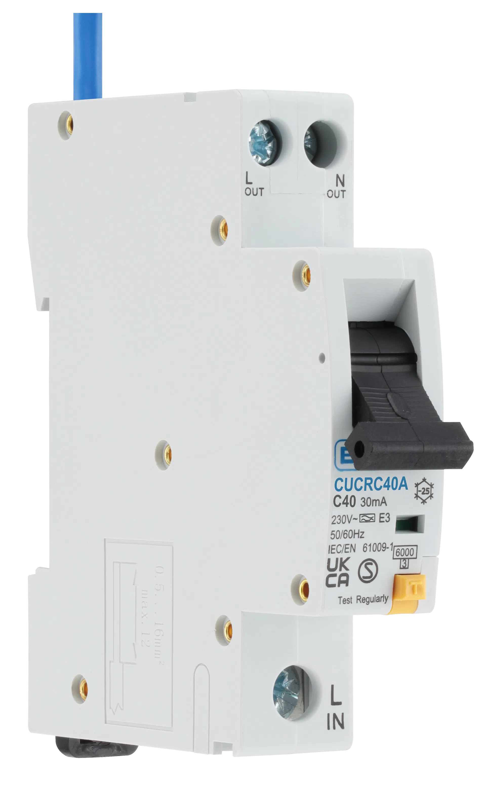 Compact RCBO 40A C Curve