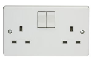 13A 2 Gang Double Pole Switched Socket