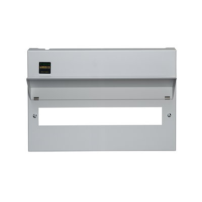 Consumer Unit Upgraded Lid Assembly Grey 255mm High, 16 Module