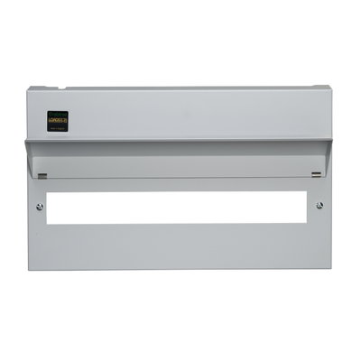 Consumer Unit Upgraded Lid Assembly Grey 255mm High, 21 Module