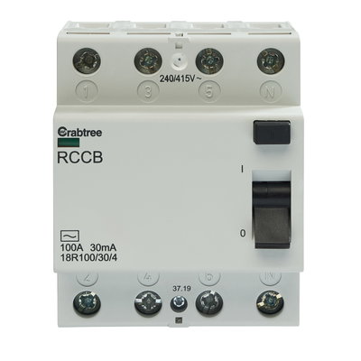 100A 30mA 4P RCCB