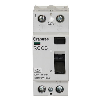 100A 100mA DP Type A RCCB