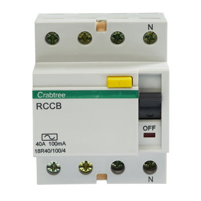 40A 100mA 4P RCCB