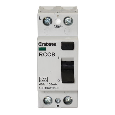 40A 100mA DP Type A RCCB
