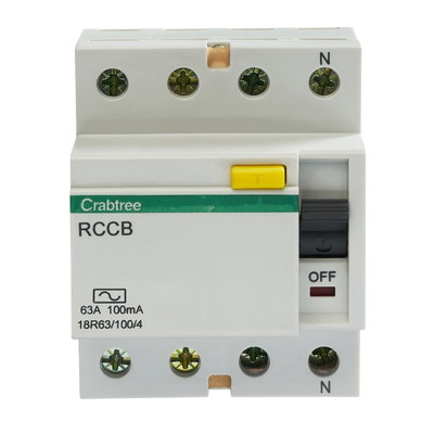 63A 100mA 4P RCCB