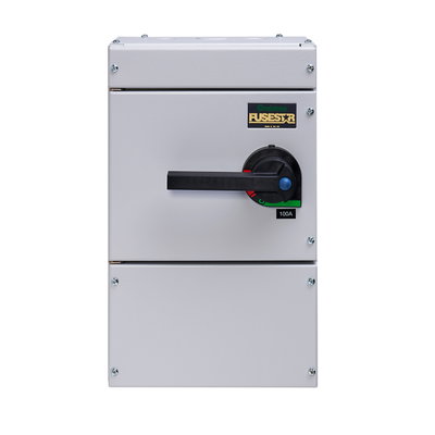 100A 1P+N Fuse Combination Unit c/w Fuses