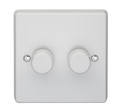 2 Gang 250 Watt Dimmer