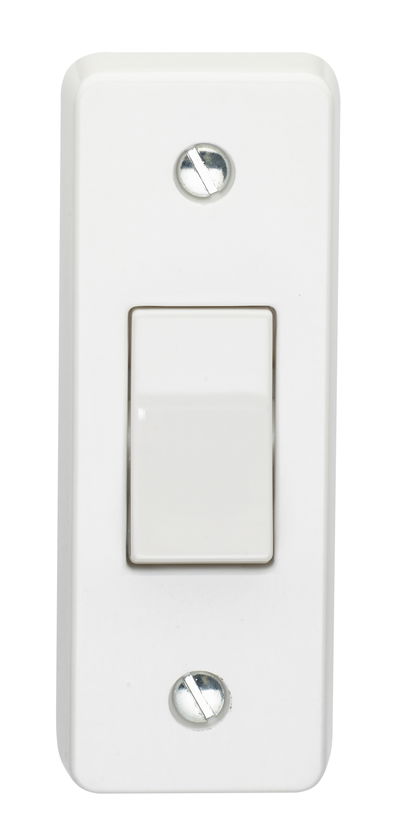 10AX 1 Gang 2 Way Switch Architrave