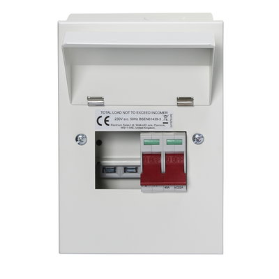 2 Way Consumer Unit Main Switch 40A