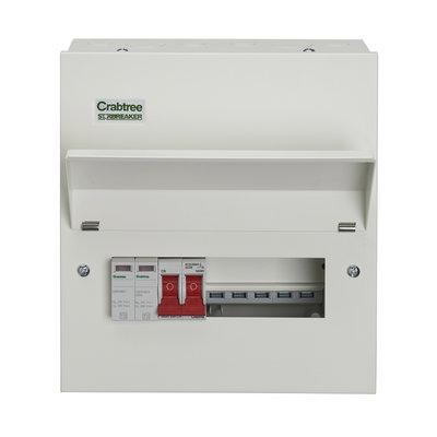 5 Way Consumer Unit Main Switch 100A with SPD