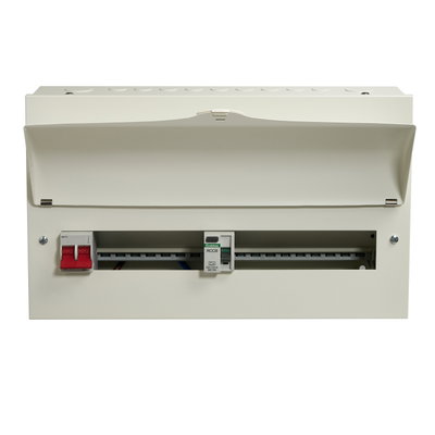 16 Way Split Load Consumer Unit 100A Main Switch +7, 80A 30mA RCD +9
