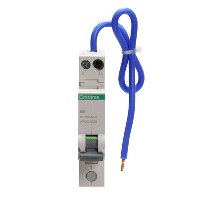 6A SPswN B Curve 6kA Miniature Bi-Directional AFDD MCB