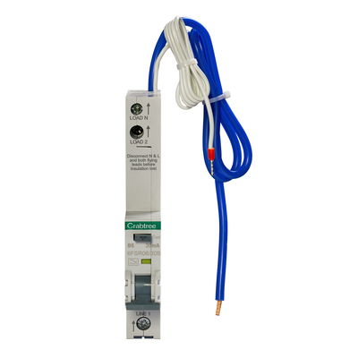 6A 30mA SPN B Curve 6kA Type A Uni-Directional RCBO