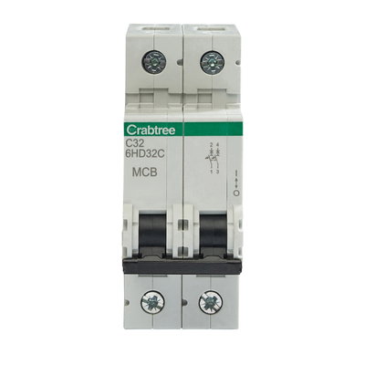C32 10kA 2P MCB (2 Module Width)