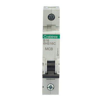 C16 10kA 1P MCB (1 Module Width)