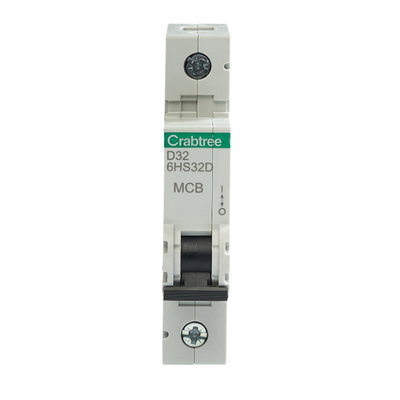 D32 10kA 1P MCB (1 Module Width)
